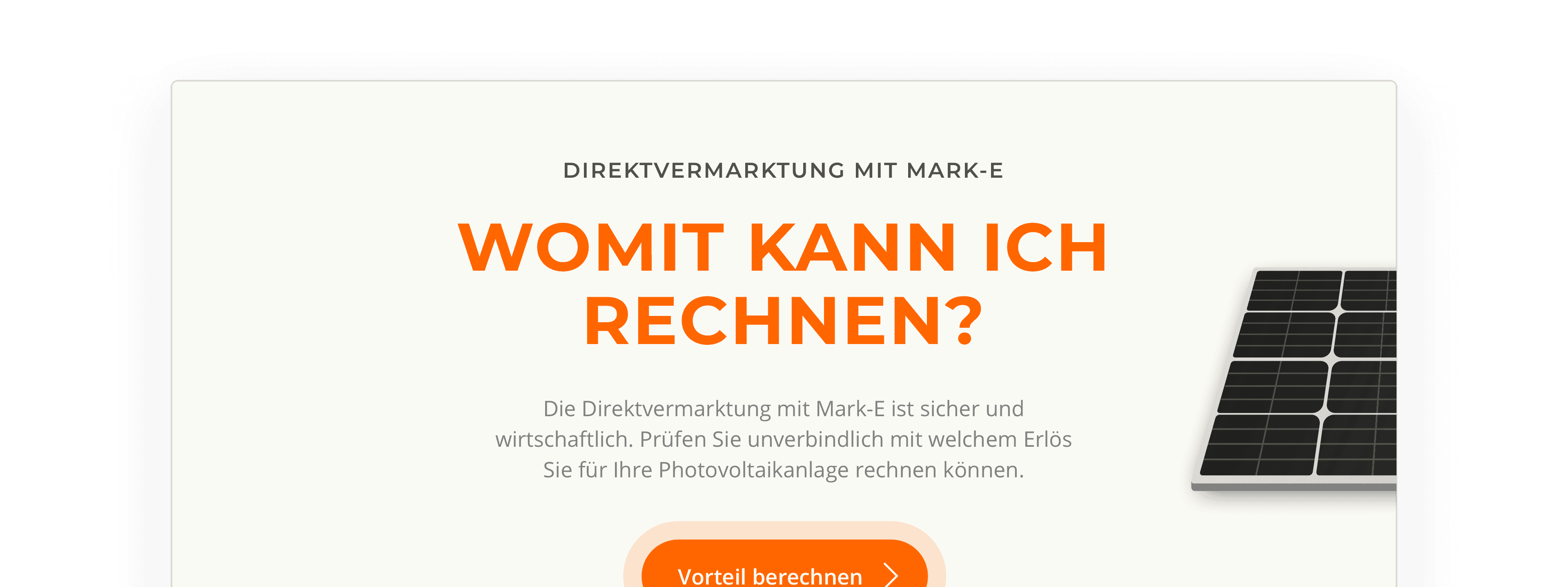 Screenshot des Erlösrechners mit Überschrift 'Womit kann ich rechnen?'