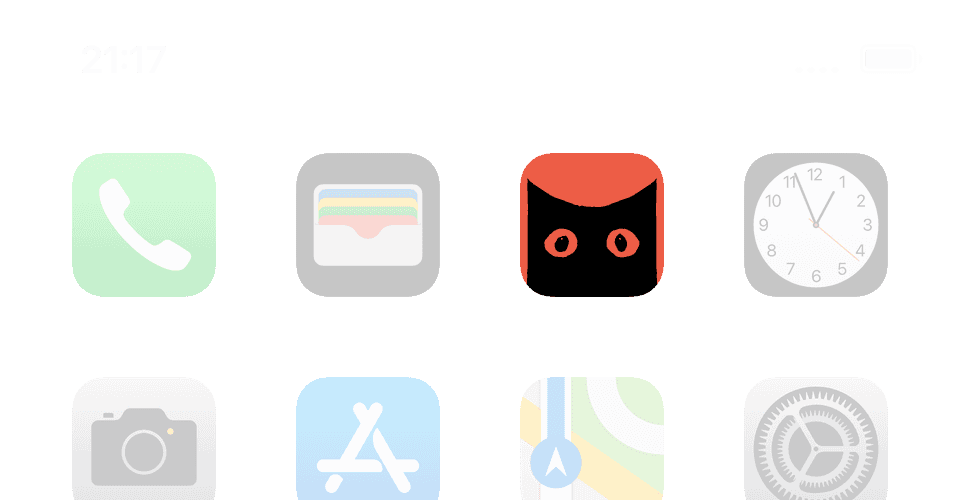 Bautz App Icon neben anderen Apps auf dem Home Screen